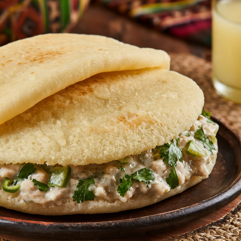 Arepa de Pescado con Coco (Sosúa Style)