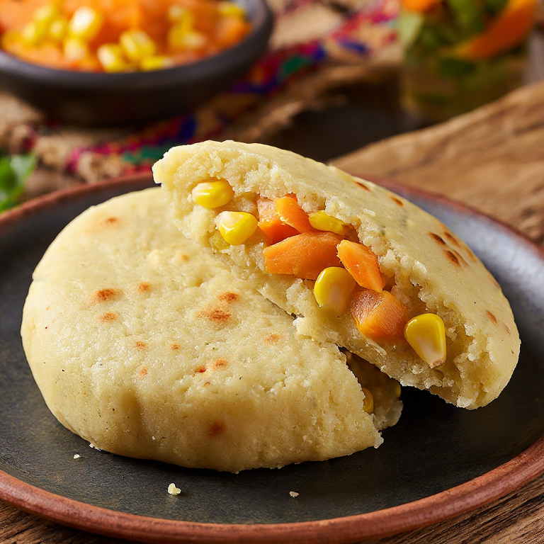 Arepa Batar Da'an: Fusión Timorense de Maíz y Calabaza