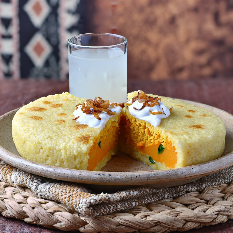 Arepa Batar Daan: Arepa de Maíz y Calabaza de Timor Oriental