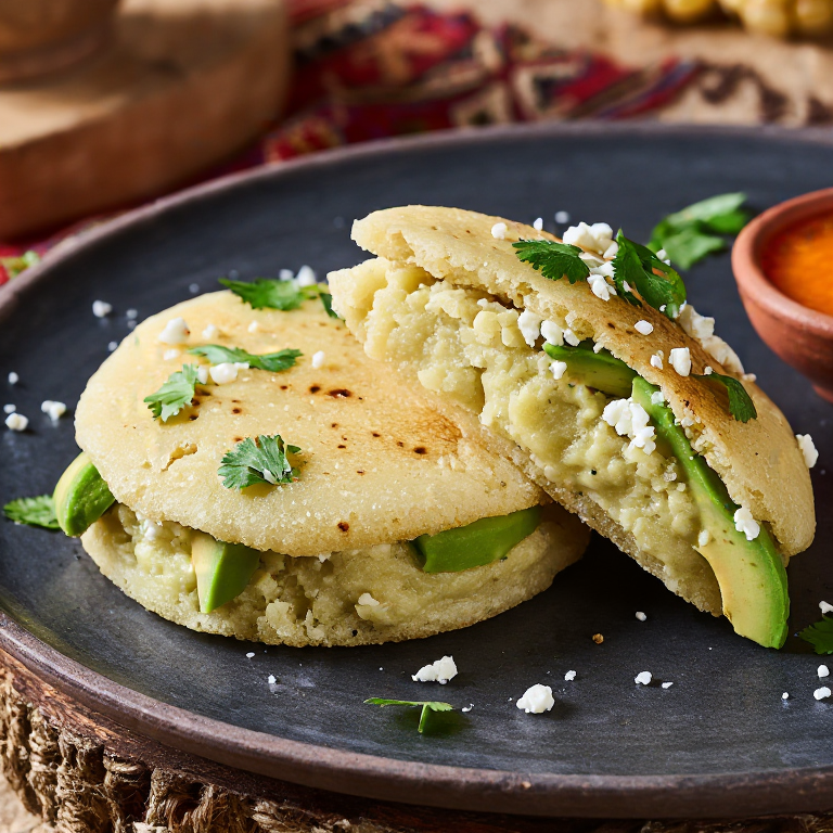 Arepa de Locro de Papa (Potato Soup Arepa from Ibarra)