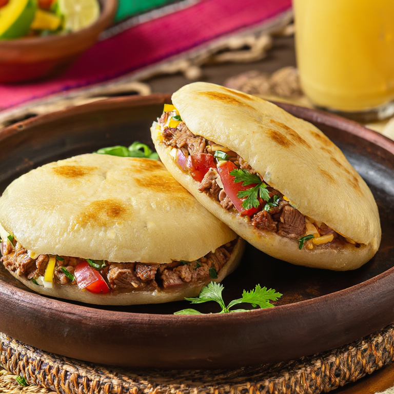 Arepa de Encebollado: La Troncal Fusion