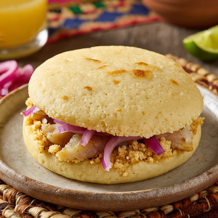 Arepa de Encebollado: Fusión Costeña Ecuatoriana