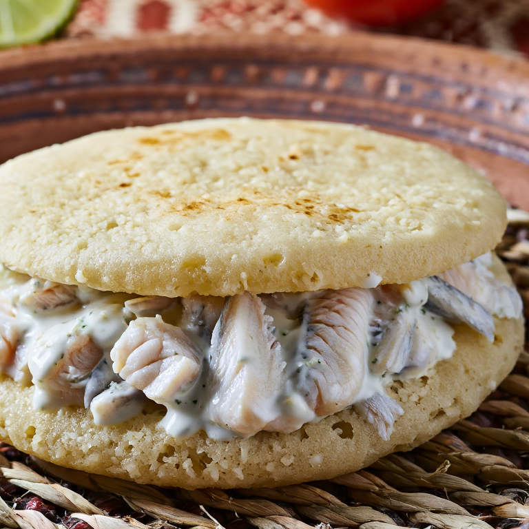Arepa de Pescado Encocado