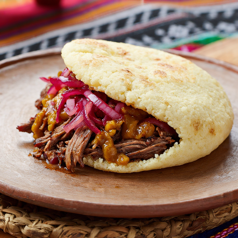 Arepa de Hornado Tulcaneña