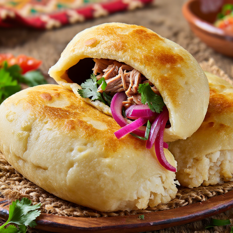 Arepa de Encebollado