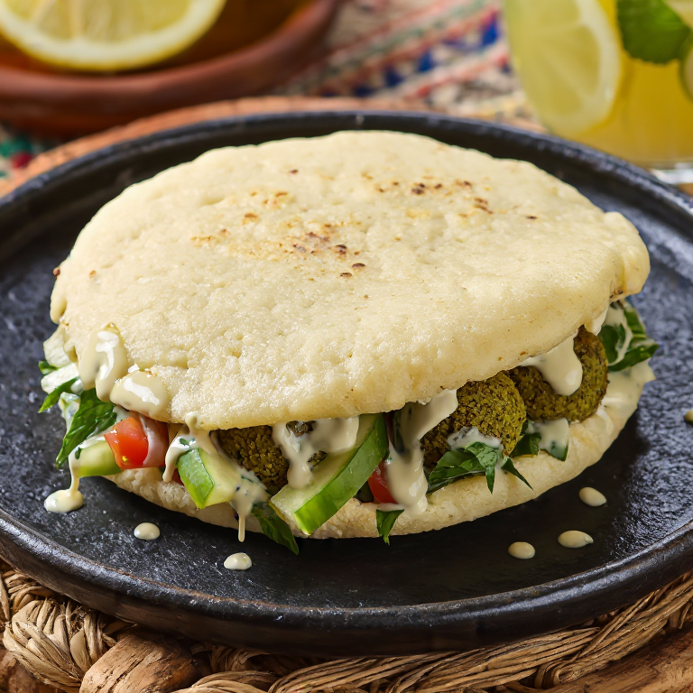 Arepa de Ta'amiya: La fusión entre Venezuela y Egipto