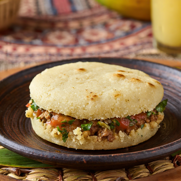 Arepa de Sopa de Pata Salvadoreña