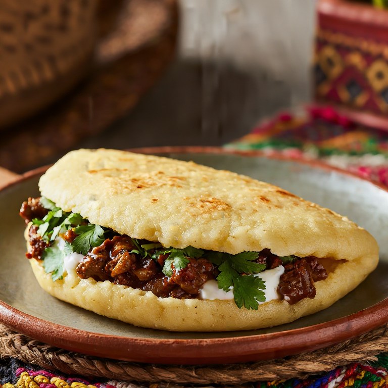 Arepa de Zigni Eritrea – Relleno de Carne Especiada con Berbere