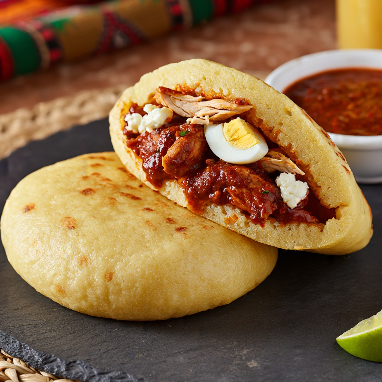 Arepa Etíope de Doro Wat (Pollo Berbere)
