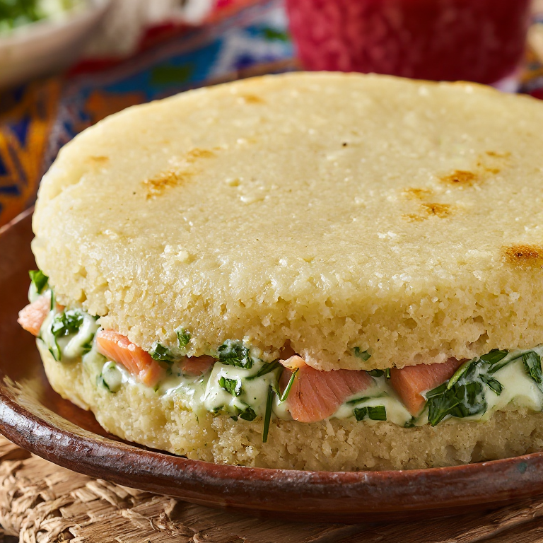 Arepa de Eneldo y Centeno Inspirada en Lohikeitto