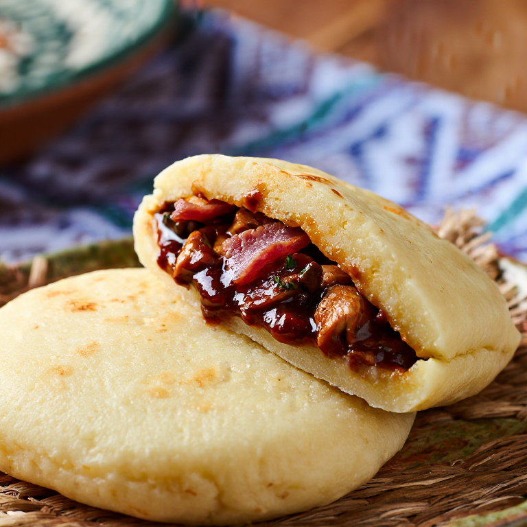Arepa de Coq au Vin: Fusión Francesa con Alma Venezolana
