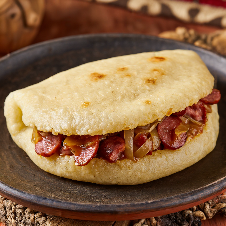 Arepa Alsaciana de Choucroute Garnie