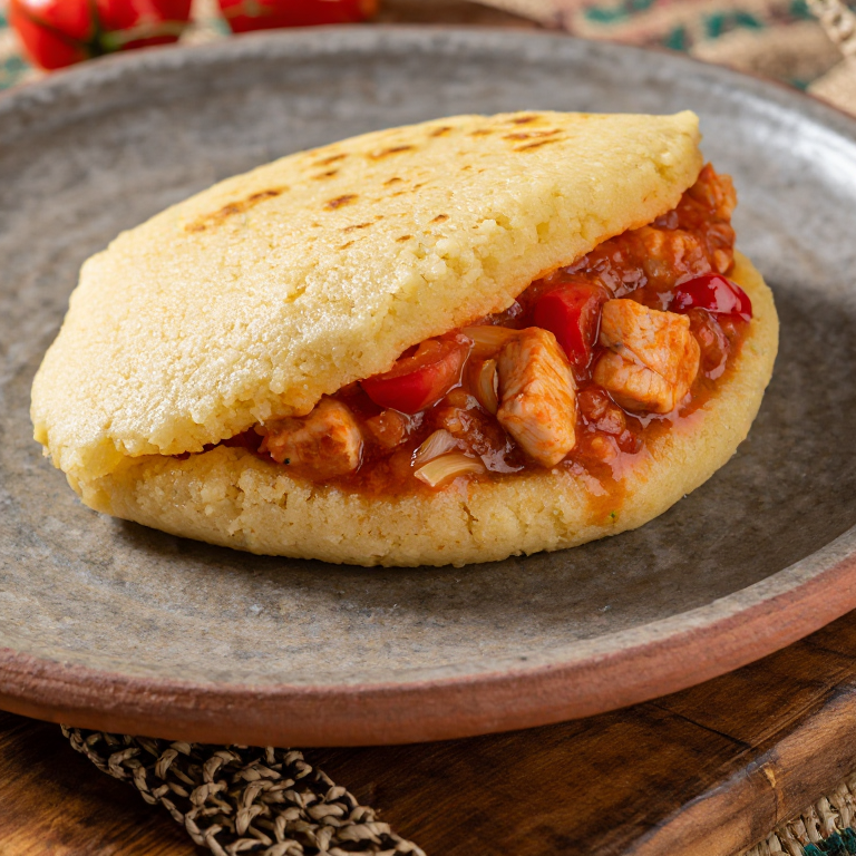 Arepa de Pimentada Guyanesa