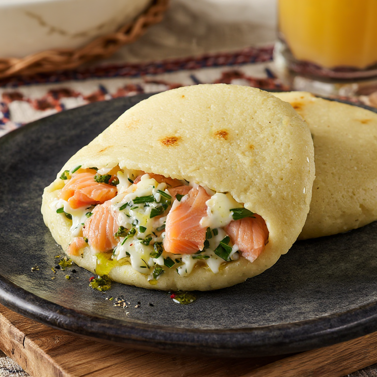 Arepa de la Tierra Austral: Fusión Francesa con Notas del Océano Austral