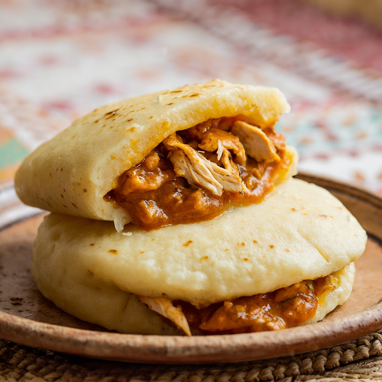 Arepa de Poulet Nyembwe (Pollo en Mantequilla de Palma)