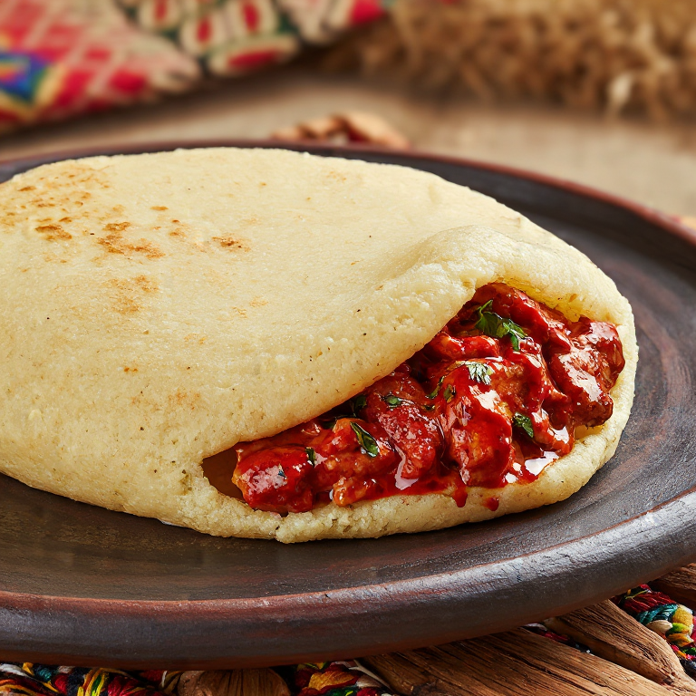 Arepa de Poulet Nyembwe (Pollo en Aceite de Palma)