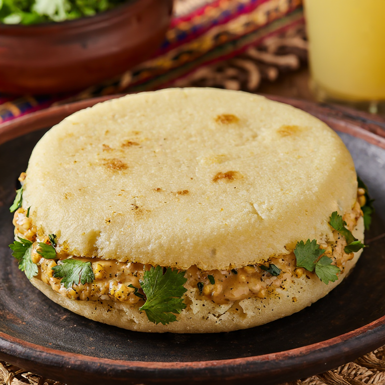 Arepa Domoda: Fusión gambiana en arepa de maní