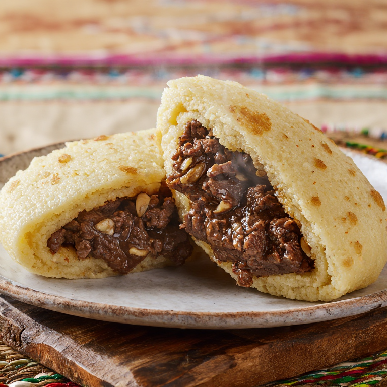 Arepa de Kharcho Georgiano