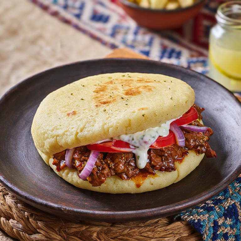 Arepa Gyro Estilo Thessaloníki