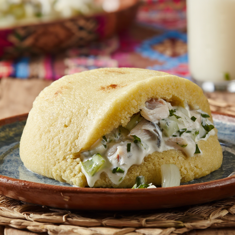 Arepa Greenlandesa de Pescado y Eneldo