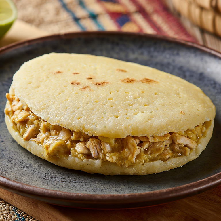Arepa de Kelaguen de Pollo