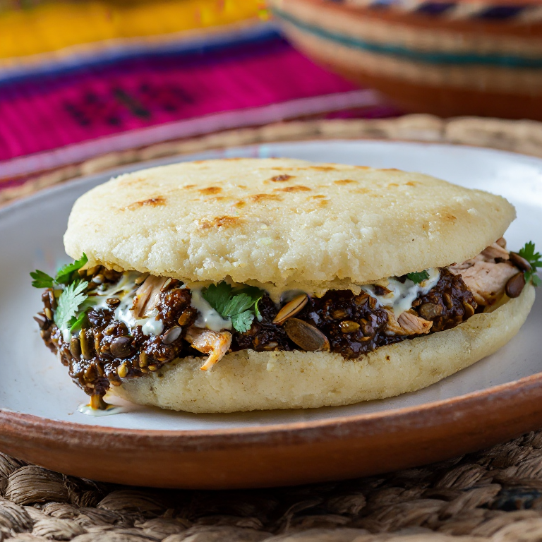 Arepa Guatemalteca de Pepián