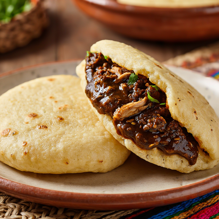 Arepa de Pepián Guatemalteco
