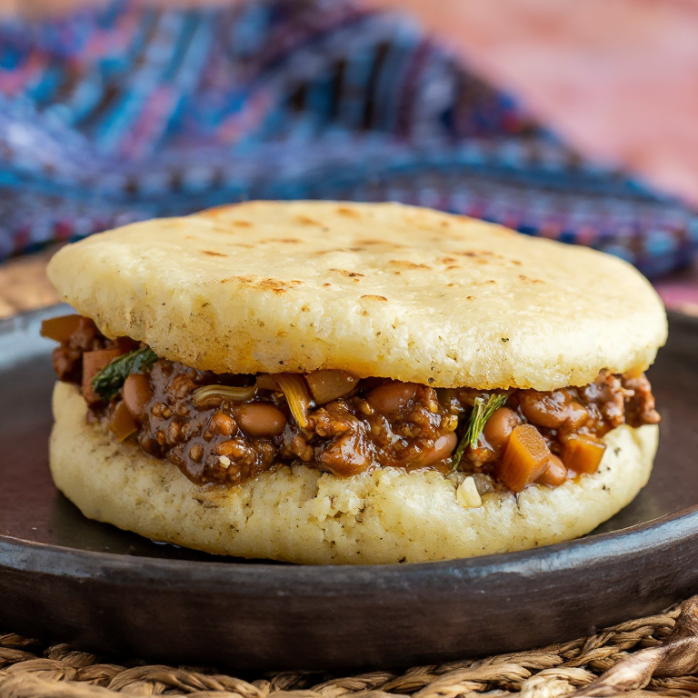 Arepa de Jarra de Frijoles de Guernsey