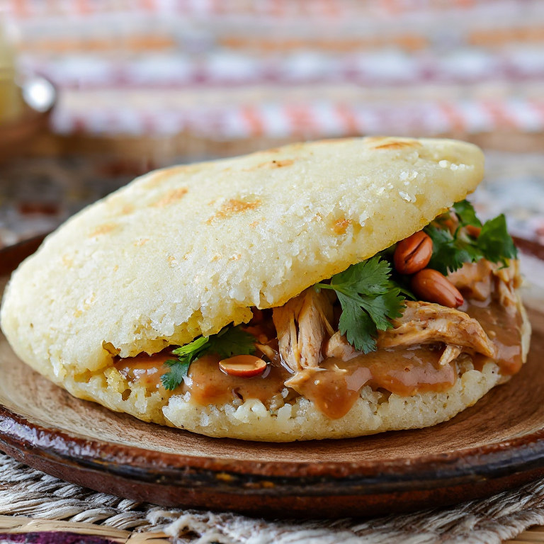 Arepa de Caldo de Mancarra