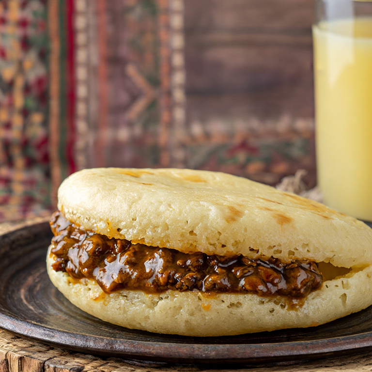 Arepa Guyanesa de Pepperpot