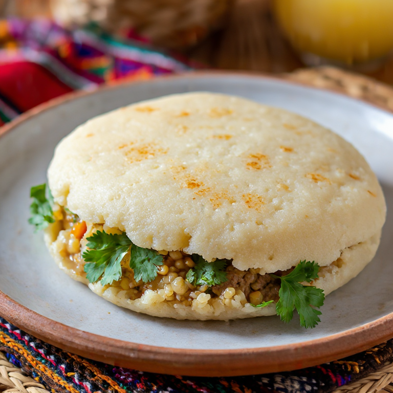 Arepa de Sopa de Res Comayagüense