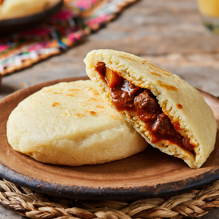 Arepa Húngara de Goulash con Pimentón Ahumado