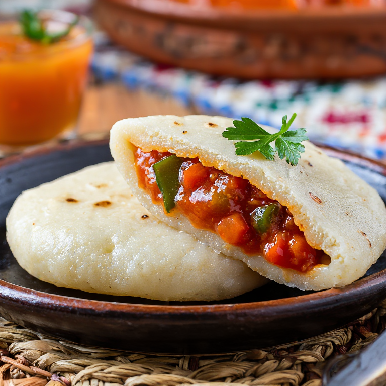 Arepa de Lecsó Húngaro (Estilo Kecskemét)