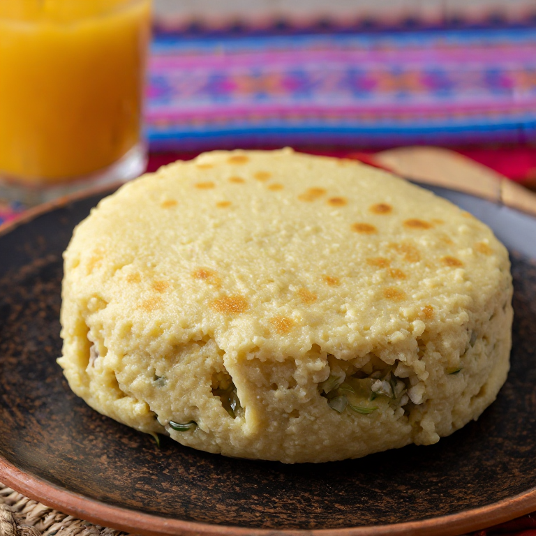 Arepa de Plokkfiskur (Estofado de Bacalao y Papa Islandés)