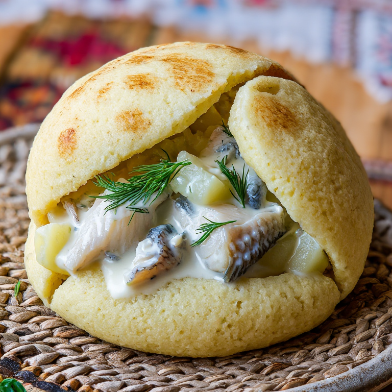 Arepa de Plokkfiskur: Fusión Islandesa en un Bocado