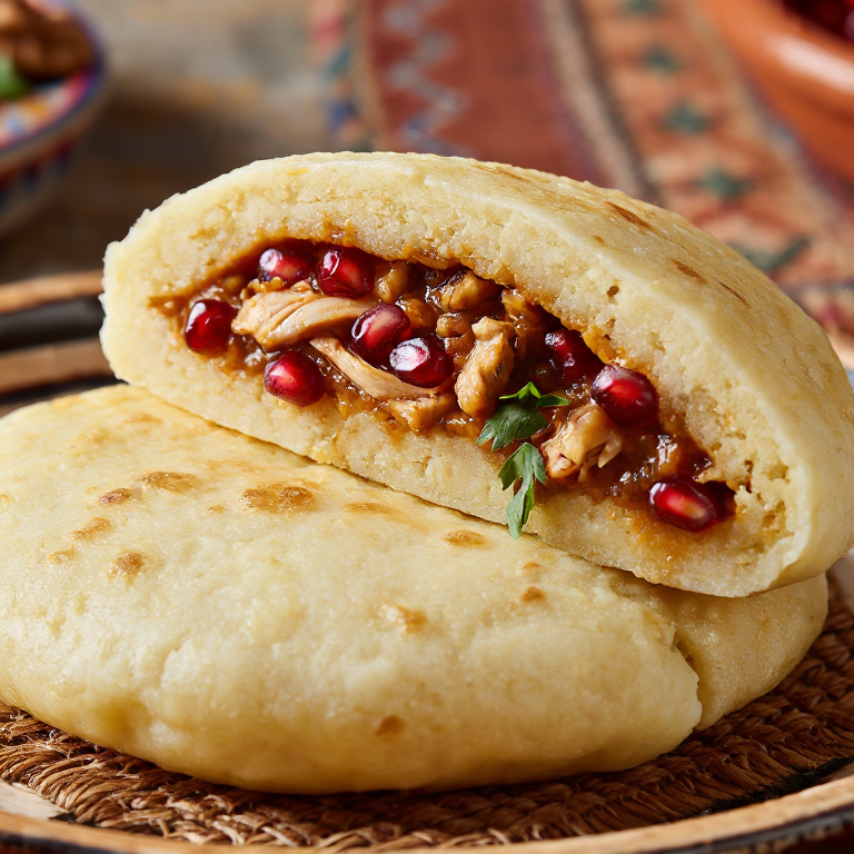 Arepa de Fesenjan: Fusión Persa-Venezolana