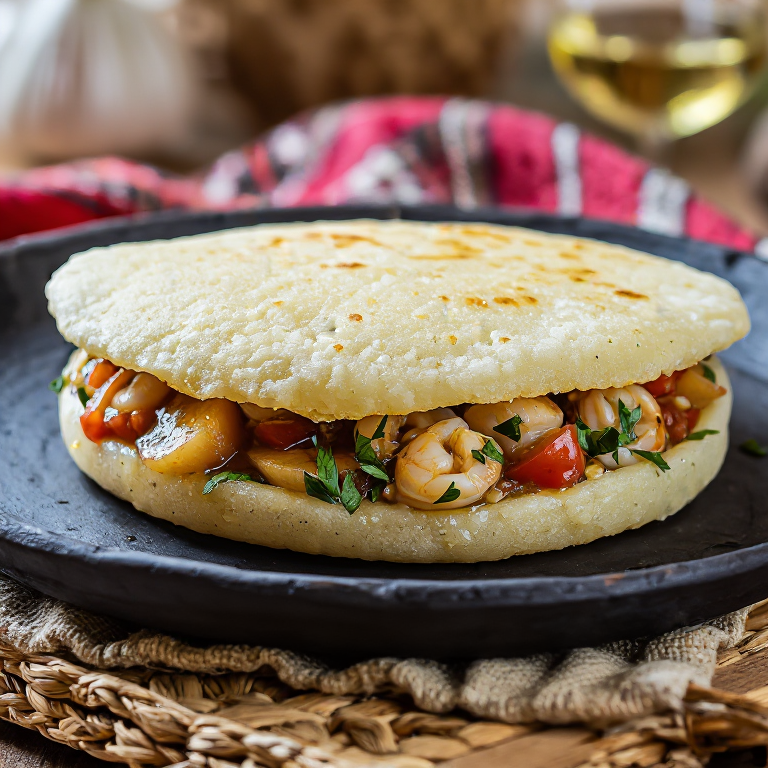 Arepa Tiella Barese: Relleno de Mejillones, Patatas y Arroz