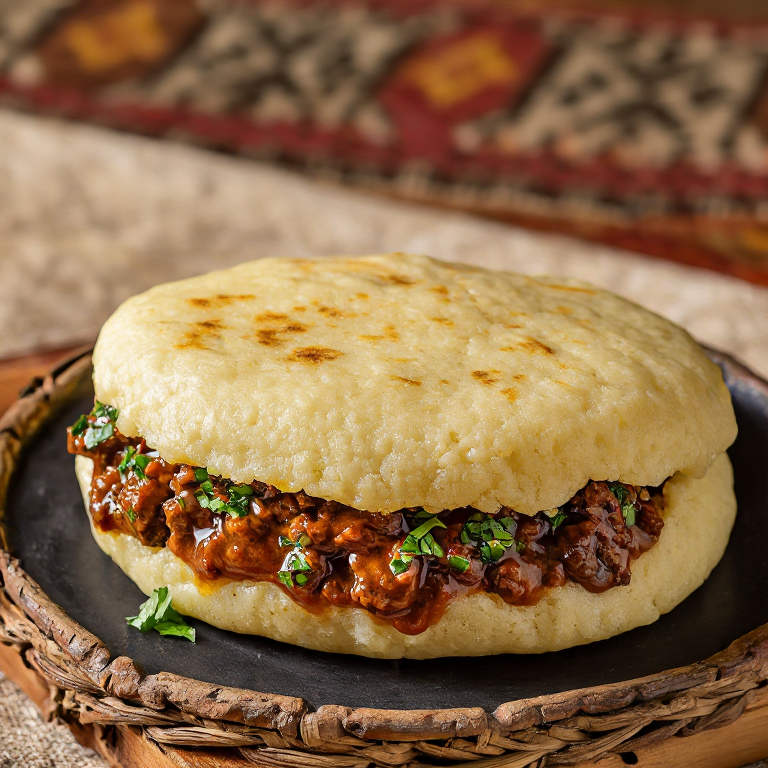 Arepa de Ossobuco a la Milanese
