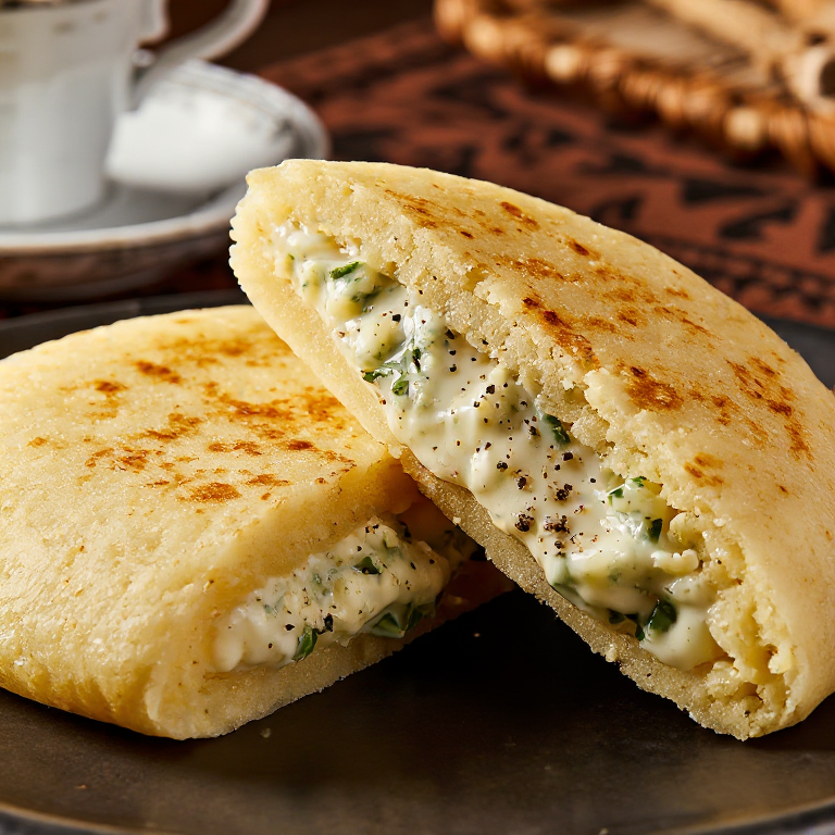 Arepa de Cacio e Pepe