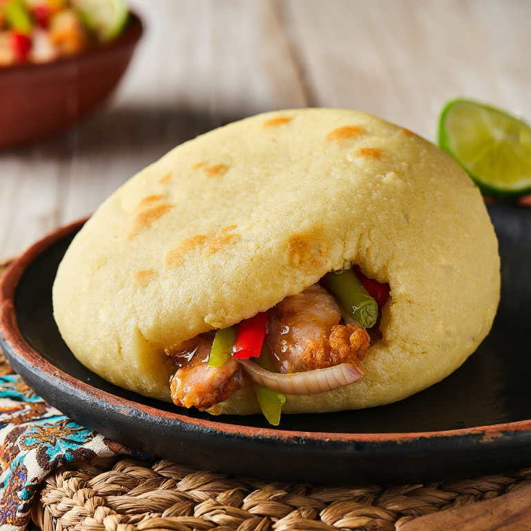 Arepa de Escovitch Fish: Fusión Caribeña desde Old Harbour