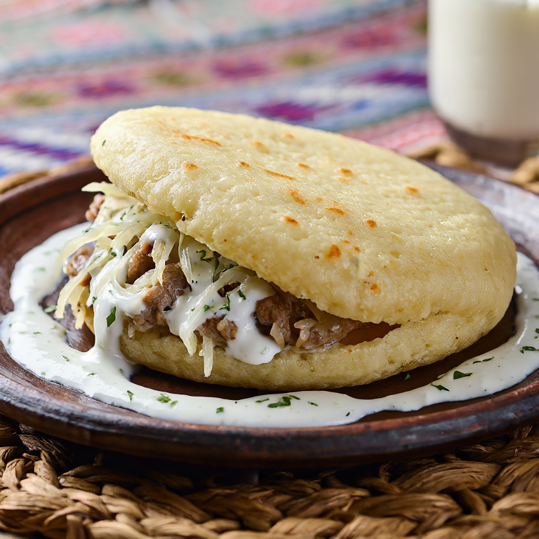Arepa de Sarma a la Kosovar