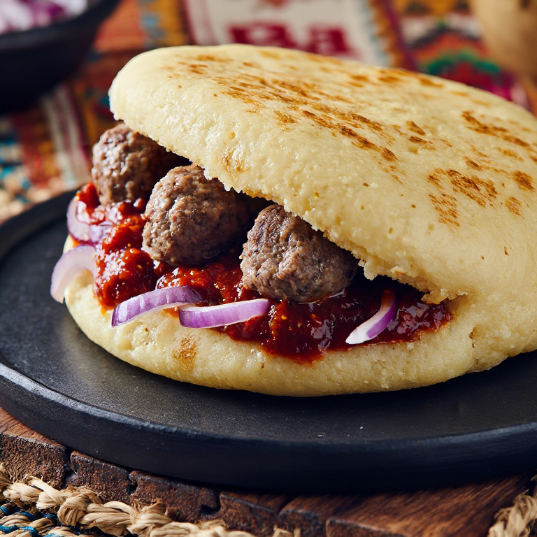 Arepa Hajvali: Cevapi con Ajvar