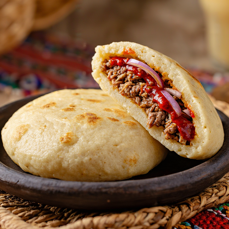 Arepa de Qebapa al Estilo de Shtime