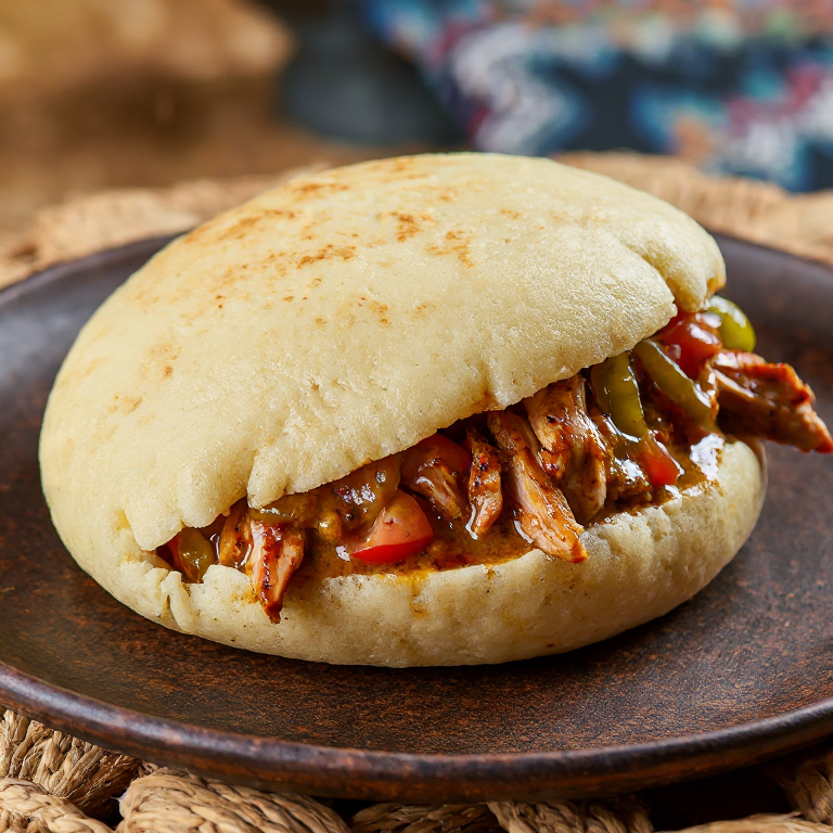 Arepa de Shawarma Libanés