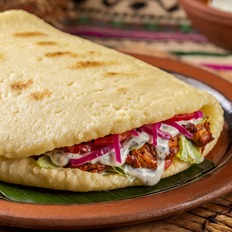 Arepa de Shawarma Libanés