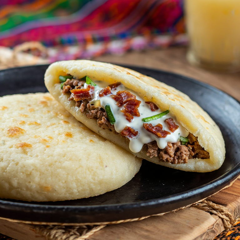 Arepa a la Lituana: Inspirada en Cepelinai