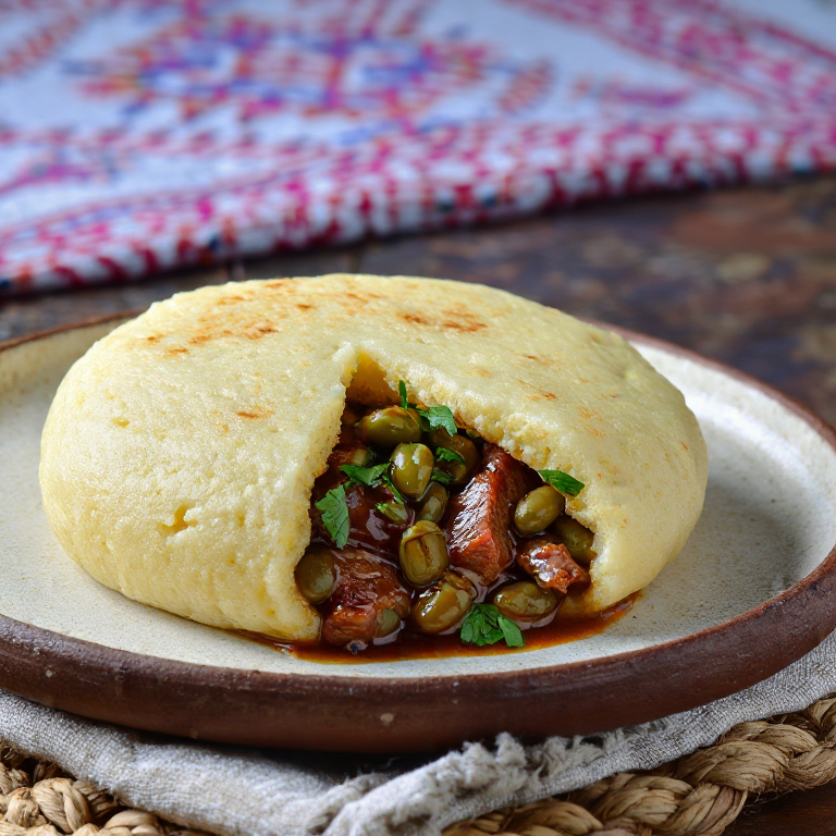 Arepa Judd mat Gaardebounen (Estofado de Cerdo y Habas de Luxemburgo)