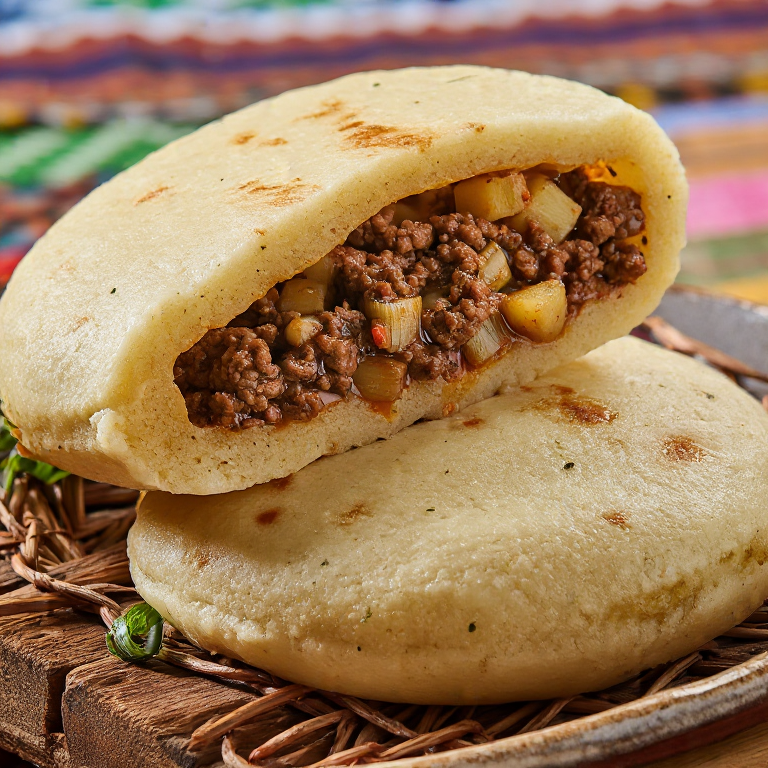 Arepa de Minchi: Fusión Macao-Venezuela