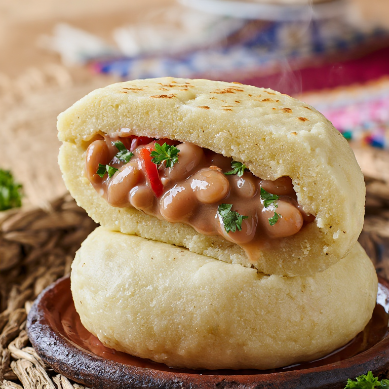 Arepa de Tavče Gravče (Fusión Macedonia)