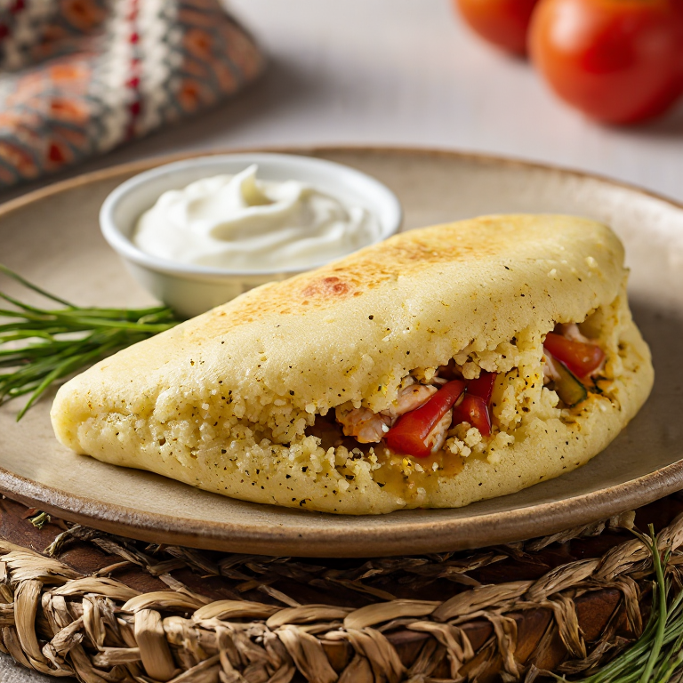 Arepa de Riblja Čorba (Inspirada en Struga, Macedonia)